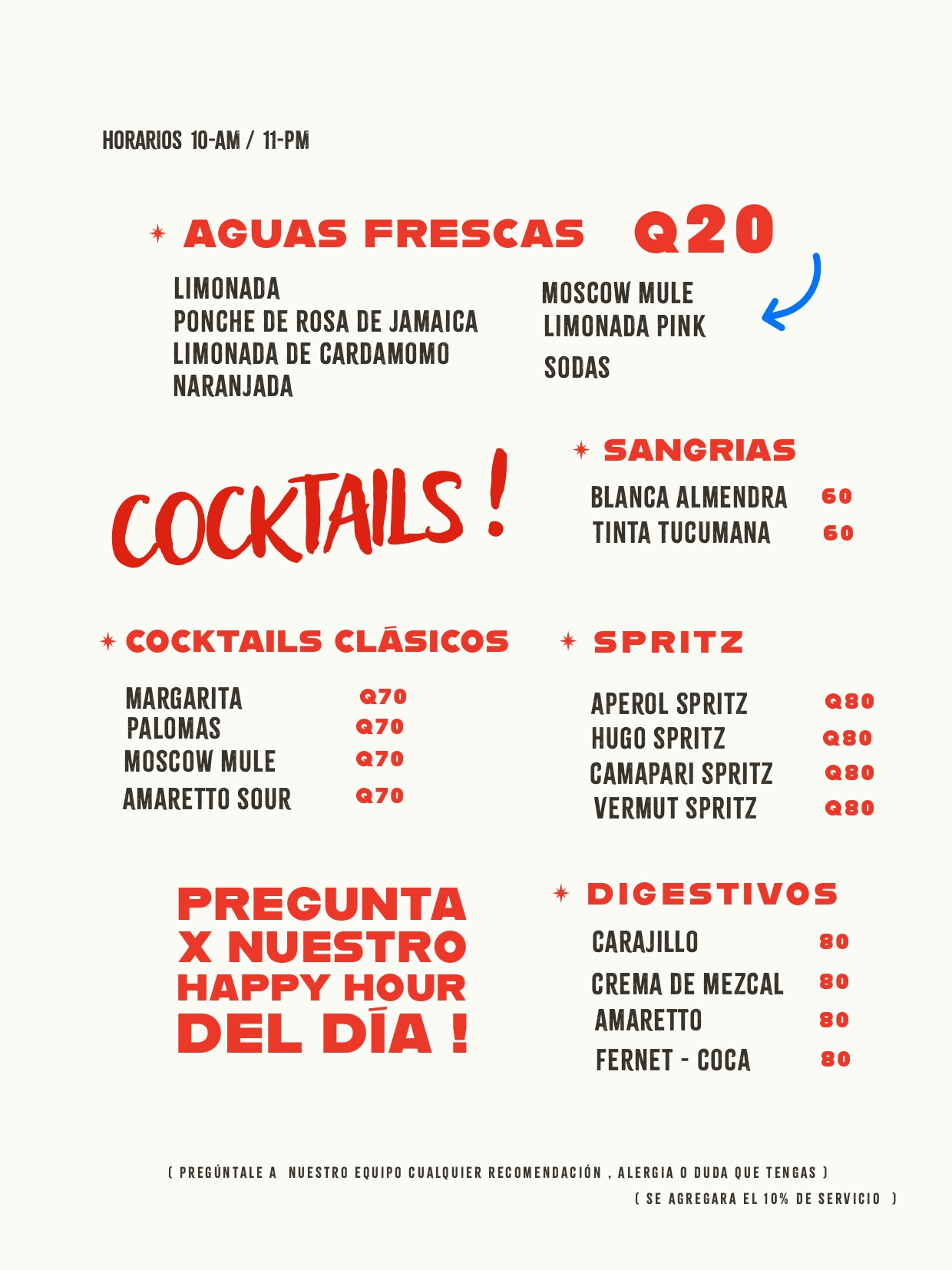 menu version side A
